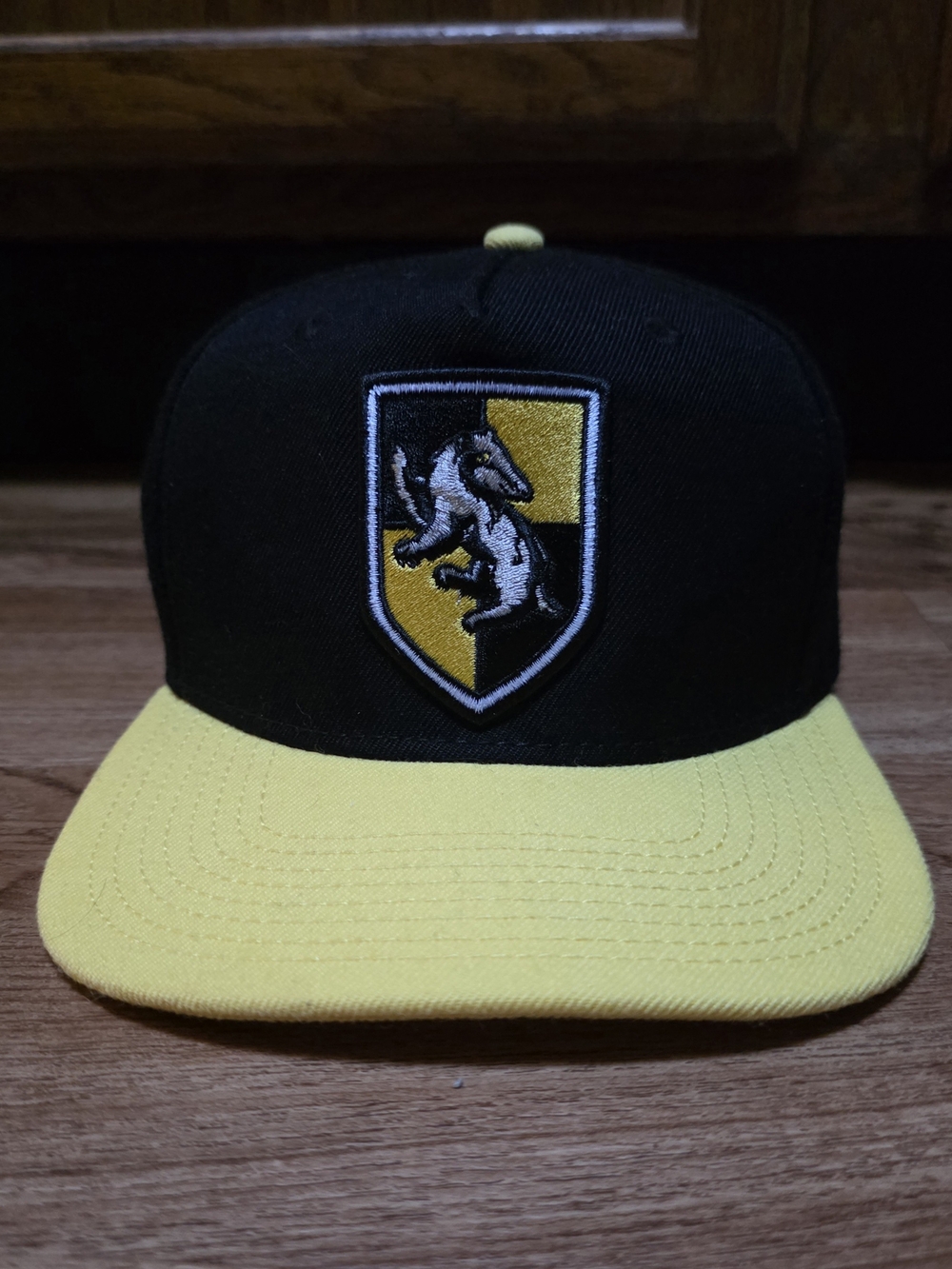 Harry Potter Hufflepuff Yellow & Black Snapback Cap